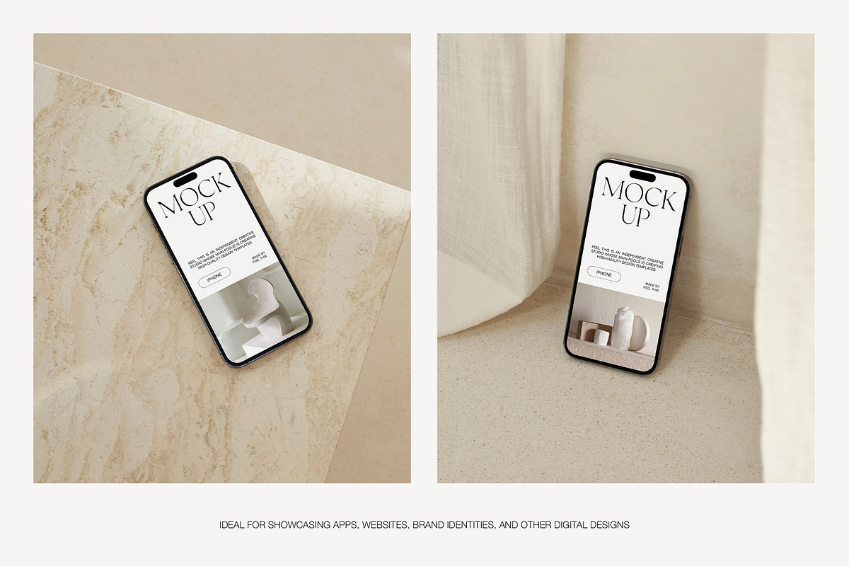 120+ Aesthetic Mockup Bundle, an iPhone Mockup by Feel This (Photo 5 of 15)
