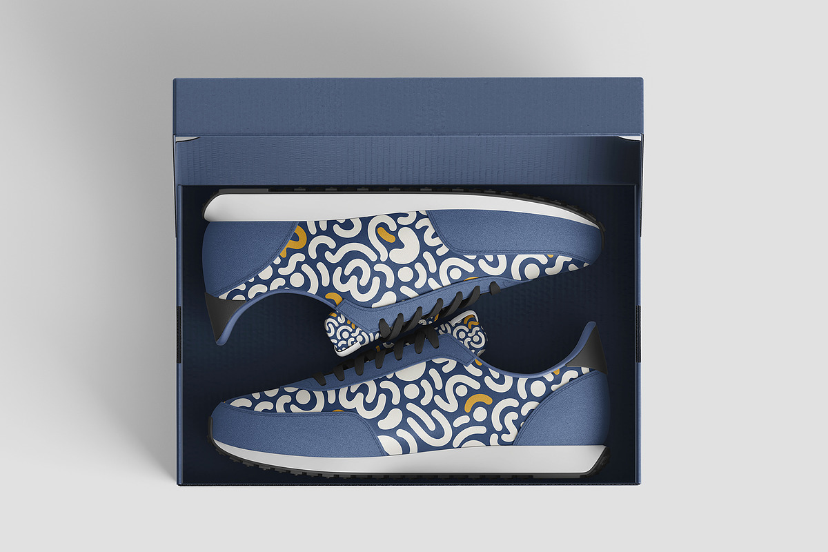 Trainer Sneakers Mockup, 6 PSD, an Advertising Mockup by GraphicVil (Photo 6 of 9)