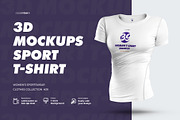 4 Sports 3D Mockup T-Shirt, a Shirt Mockup by Grow Design Craft Studio (Thumbnail 1 of 8)