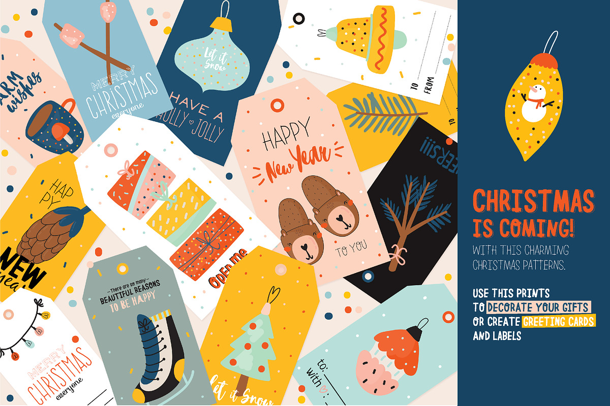 Cute Christmas & New Year BUNDLE, a Seasonal Illustration by Ruslana Lubenets (Photo 89 of 104)