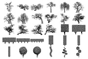 Tree Brushes - Willow Edition, a Brush Add-On by xresch (Thumbnail 16 of 27)