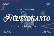 Neue Yokarto - Vintage Pair Font, a Slab Serif Font by Kereatype (Thumbnail 1 of 11)