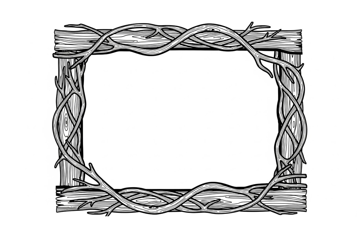 Rustic Rectangle Frame Bundle, an Illustration by Creativeshirt (Photo 42 of 51)