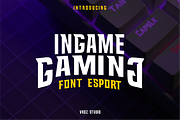 INGAME - A Sporty Font, a Font by Vroz Studio (Thumbnail 1 of 9)