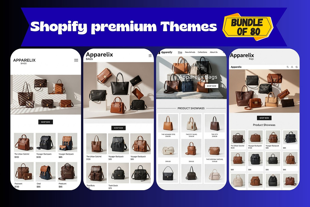 Shopify Premium bundle of 80 Themes, a Shopify Template by Aban's World (Photo 20 of 59)