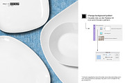 Ceramic Plates Serving Dishes Mockup, a Household Mockup by Pret-a-Mockup (Thumbnail 5 of 9)