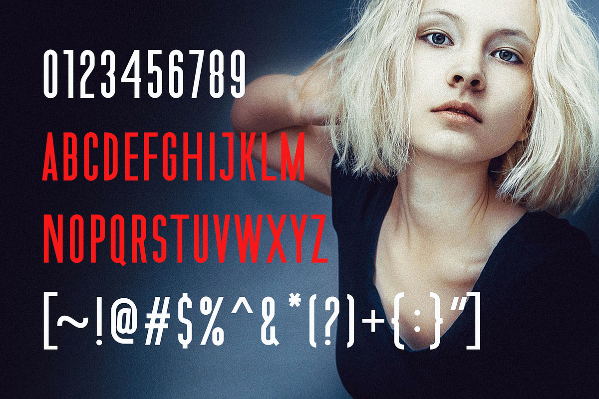 Jochepine - Modern Condensed Sans, a Sans Serif Font by Font Kingdom (Photo 10 of 10)