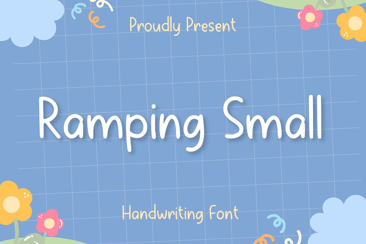 Ramping Small, a Handwritten Font by Aisyah (Photo 1 of 4)