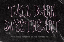 Tall Dark Sweetheart Odd Serif Font