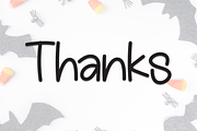 Simple Halloween | Script Font, a Script Font by Scratchones (Thumbnail 8 of 8)
