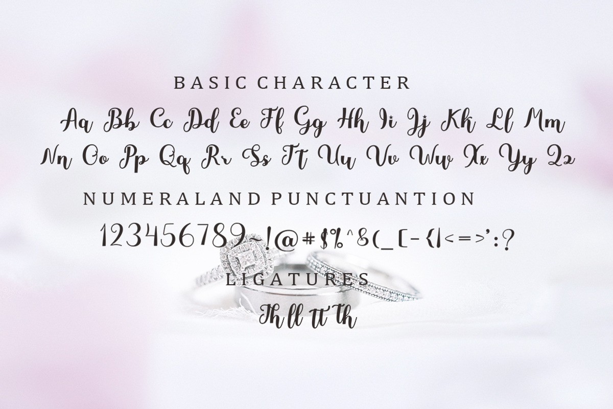 Jawelery Script, a Script Font by Bosstype Studio (Photo 5 of 8)