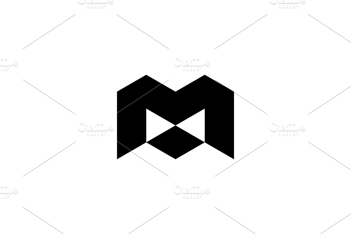 Letter M Modern Logo, a Branding & Logo Template by ganuDESIGN (Photo 3 of 3)
