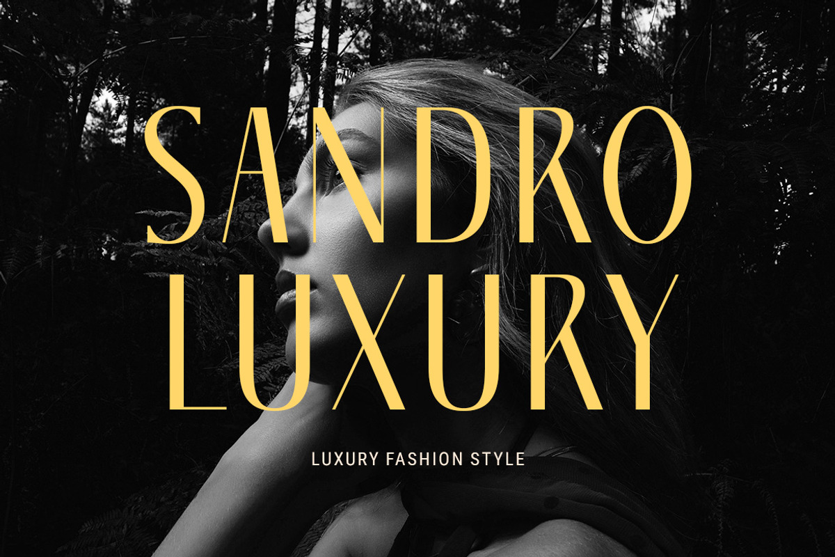 Slimpers – Luxury Font, a Sans Serif Font by MERCI STUDIO (Photo 2 of 7)