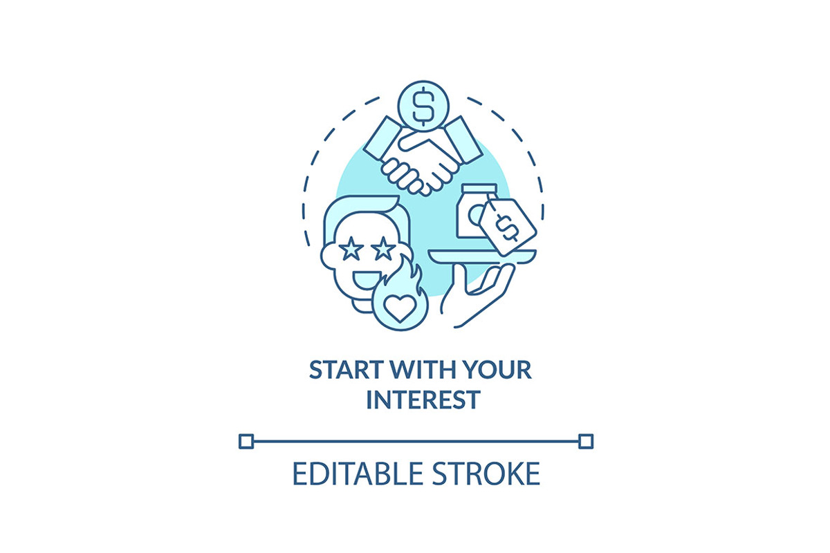 Start with your interest turquoise, an Icon by IMG Visuals
