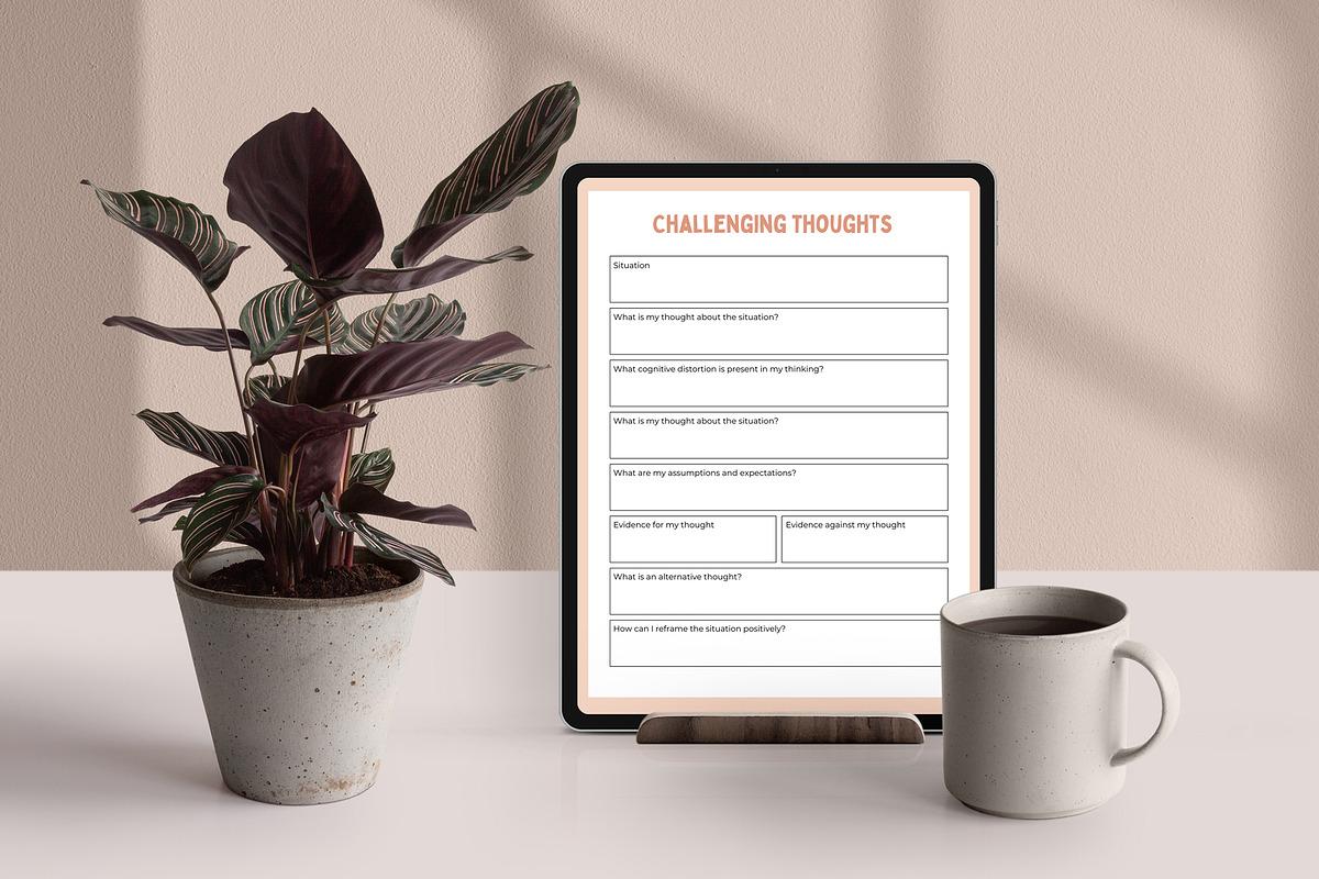 Cognitive Distortion Canva Templates, a Templates & Theme by Miri Campbell (Photo 7 of 10)