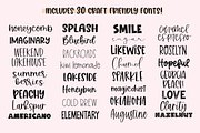 Crafty Font Bundle | 30 Fonts, a Script Font by KA Designs (Thumbnail 2 of 23)
