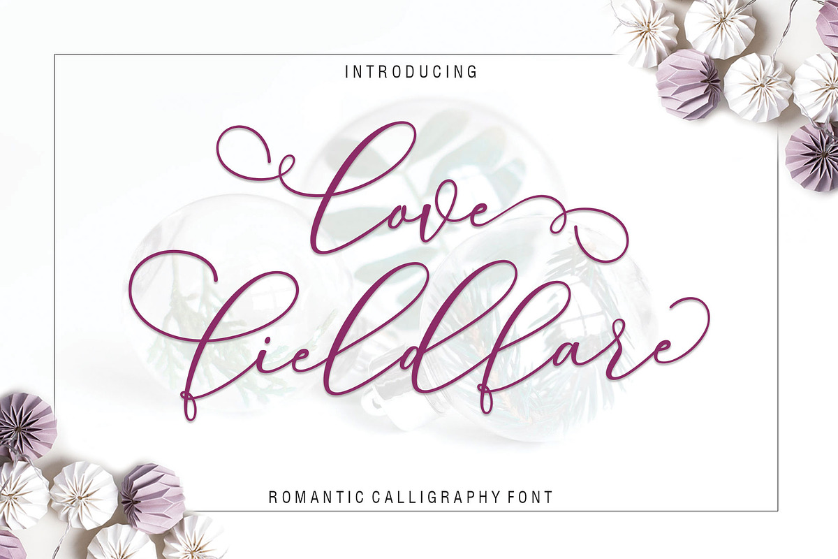 Love Fieldfare Script, a Script Font by Jhoel Design (Photo 13 of 13)