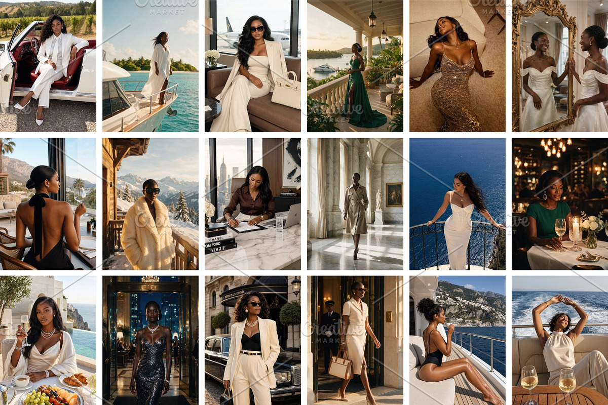 Luxury Melanin Woman Stock Photos, a Person Photo by Selenique Studio (Photo 9 of 12)