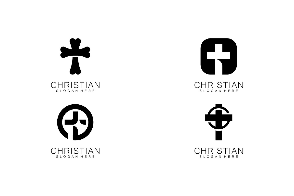 Christian Church logo creative Cross, a Graphic by T.Vooka (Photo 2 of 3)