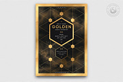 Black and Gold Flyer Template V21, a Flyer Template by ThatsDesignArt (Thumbnail 1 of 7)