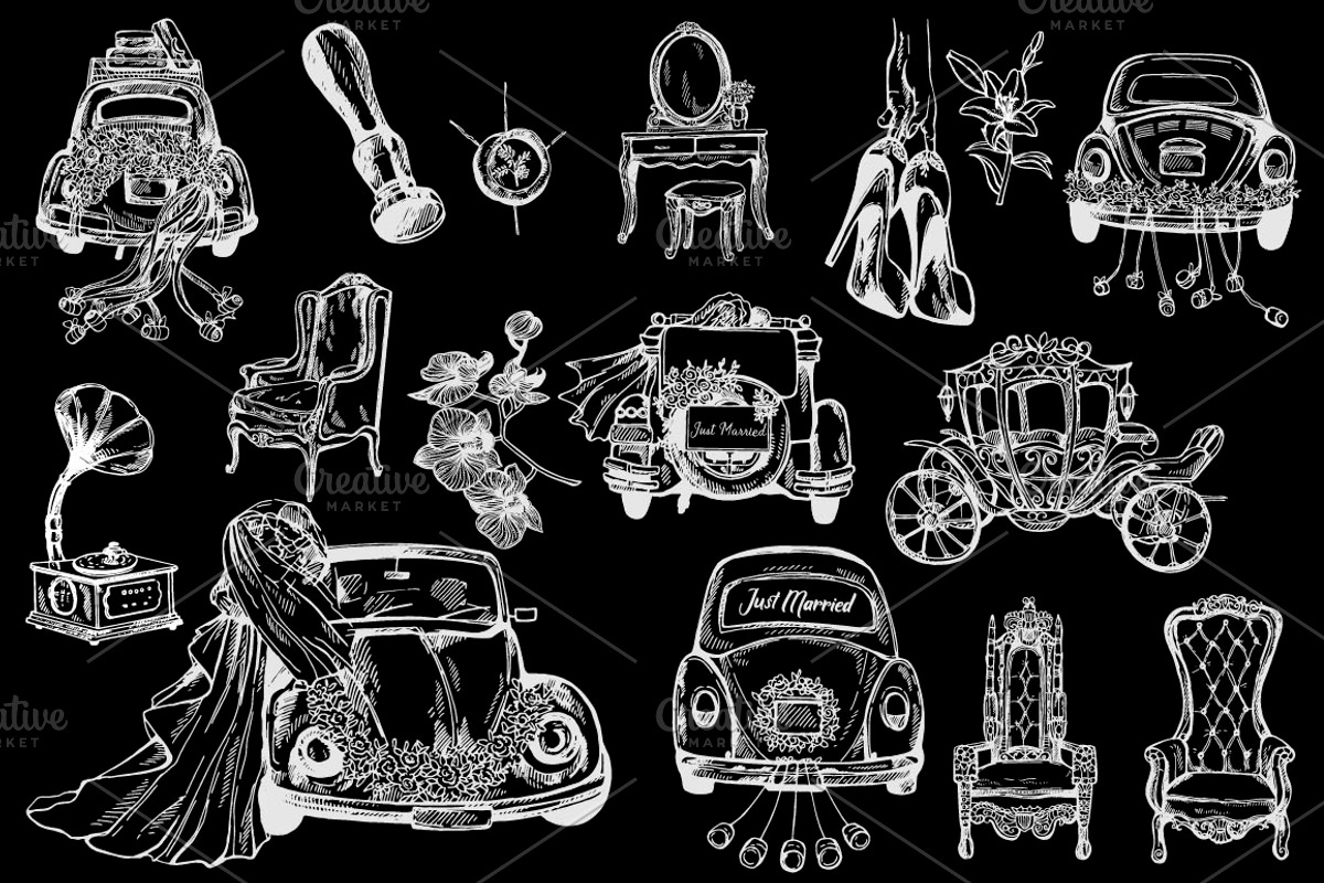 Just Married, a Texture Illustration by Ecaterina Sciuchina (Photo 3 of 3)