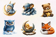 Sweet Dreams Sign,Sleepy Animals, an Illustration by CreationArt (Thumbnail 9 of 9)