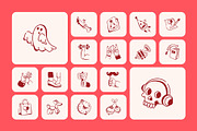 Animated Love and Celebration Icons, an Outline Icon by Prosymbols (Thumbnail 6 of 7)