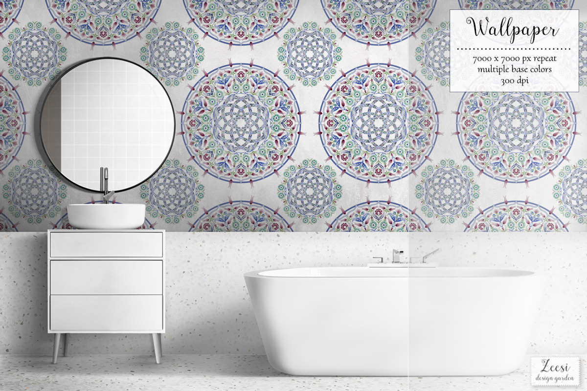 Turkish Medallion Patterns & Motifs, a Pattern Graphic by Zeesi Design Garden (Photo 6 of 10)