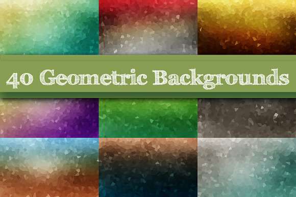 40 Geometric Backgrounds