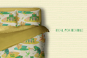 Cute Frogs Patterns Watercolor, a Pattern Graphic by watercolor kamill (Thumbnail 3 of 10)