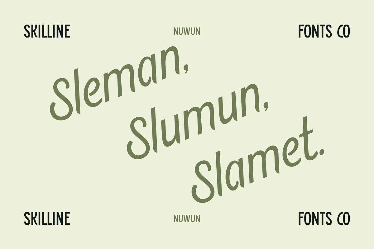 SFC Country Fairway, a Script Font by Skilline Supply Co. (Photo 11 of 11)