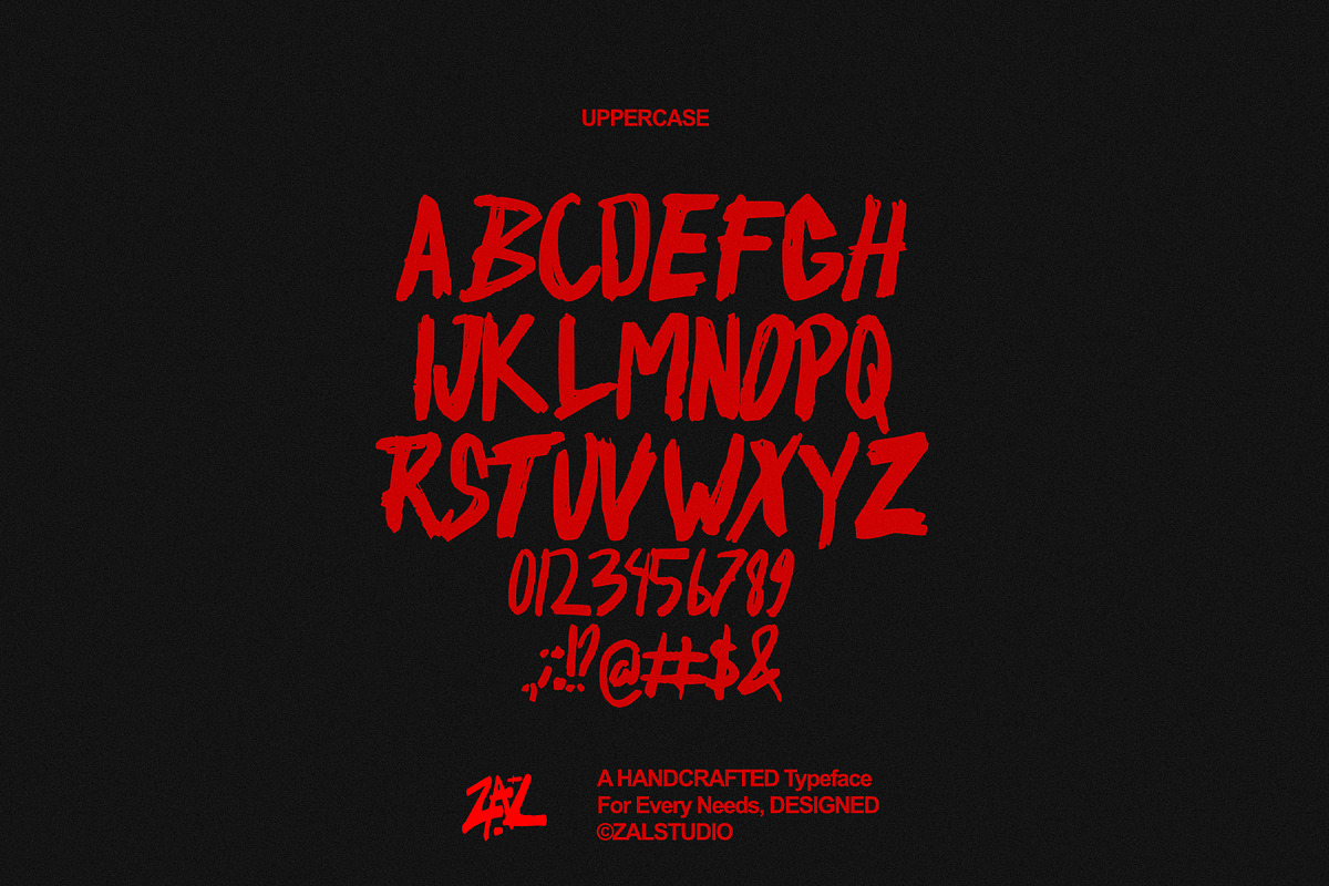Tumbal Nyawa Horror Font, a Handwritten Font by ZAL STUDIO (Photo 2 of 3)