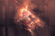 Burn Spark Effect Photoshop Action, a Brushes & More by MRI STUDIO (Thumbnail 12 of 13)