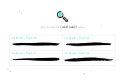Hand Drawn Ink Brushes, a Brush Add-On by Side Project (Thumbnail 6 of 7)
