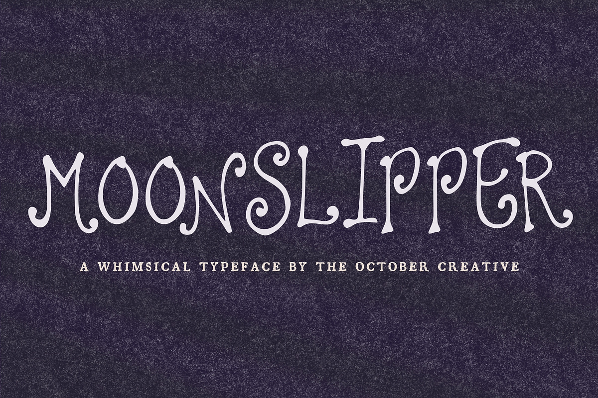 Moonslipper Witchy Handwritten Font, a Handwritten Font by The October Creative (Photo 1 of 8)