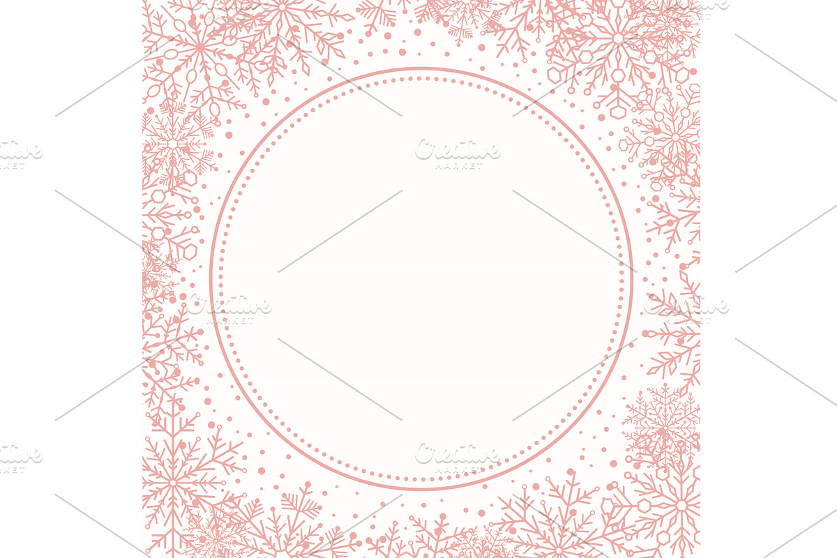 Winter Vector Frame With Arabesques, a Pattern Graphic by FineArtStudio (Photo 1 of 3)
