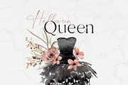 Watercolor clipart - Halloween Queen, an Illustration by Beigetime (Thumbnail 11 of 13)