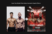 Boxing Fight Flyer Template, a Flyer Template by Bornx Design (Thumbnail 2 of 6)