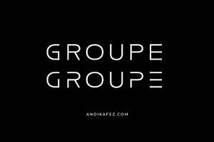 GROUPE Sans Serif Font Family