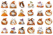 Halloween Ghost Cute Clipart, an Object Graphic by Pixxel_Studio (Thumbnail 3 of 4)