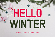 Hello Winter, a Sans Serif Font by alon kelakon (Thumbnail 1 of 5)