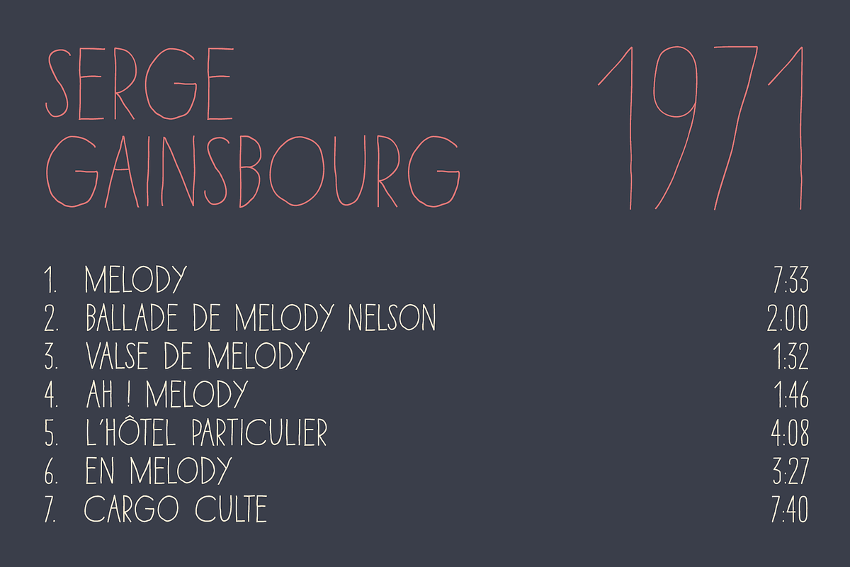 Paris Font Pack preview 8