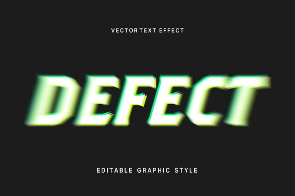 Glitch Blur Text Effect preview 3