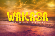 Wakaba | Display Font, a Handwritten Font by By Kineks (Thumbnail 1 of 9)