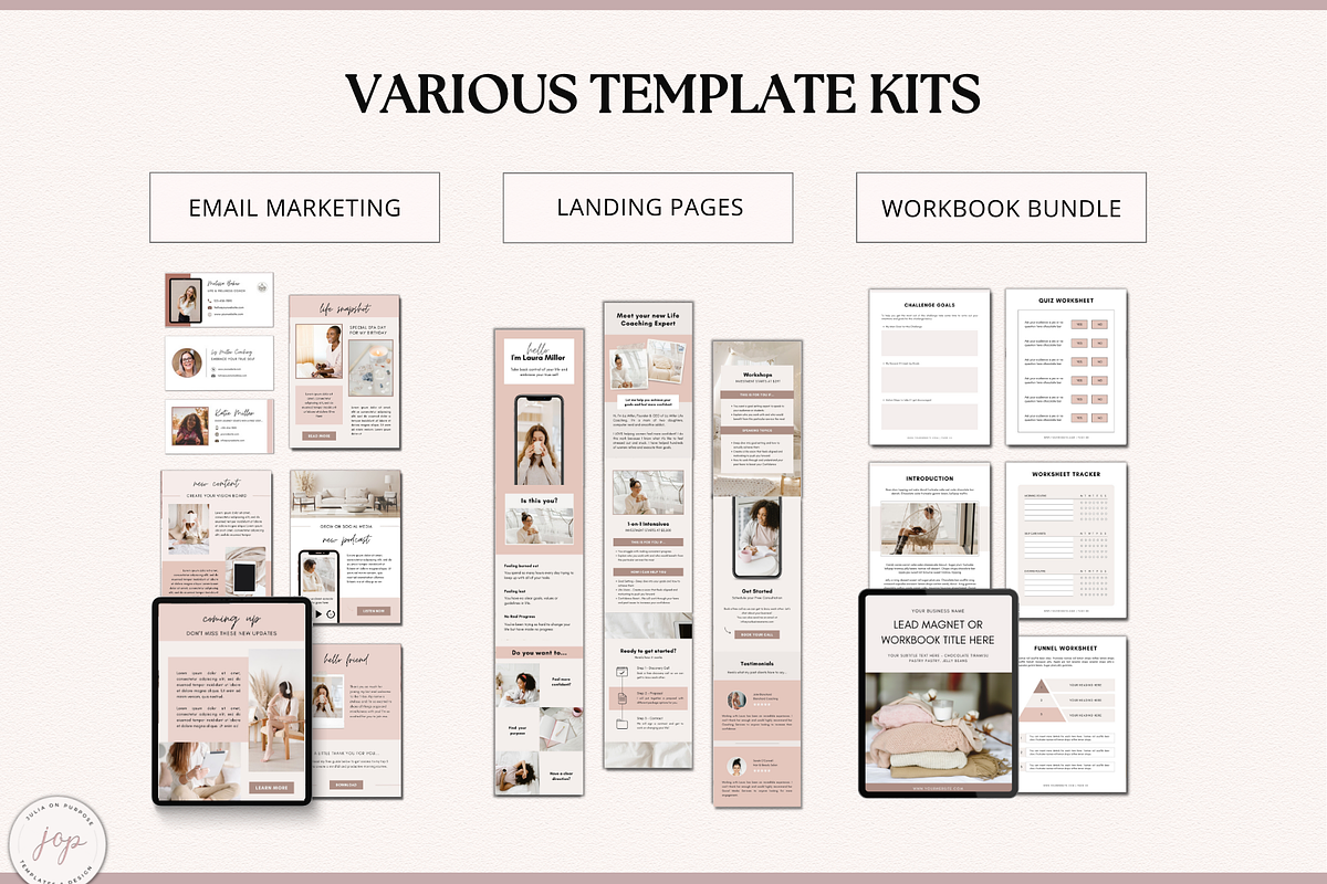 Coaching Business Template Bundle, a Templates & Theme by Julia On Purpose (Photo 6 of 8)
