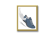Sports shoes for running, an Outline Icon by RODINA (Thumbnail 3 of 3)