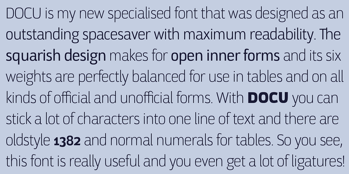Docu, a Sans Serif Font by Wiescher-Design (Photo 4 of 4)