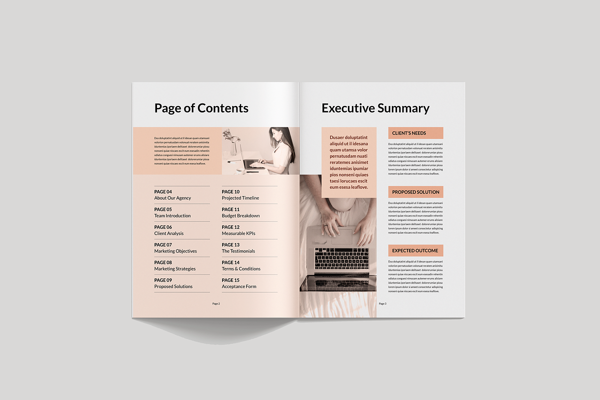 Marketing Proposal, a Brochure Template by Leaflove (Photo 2 of 10)