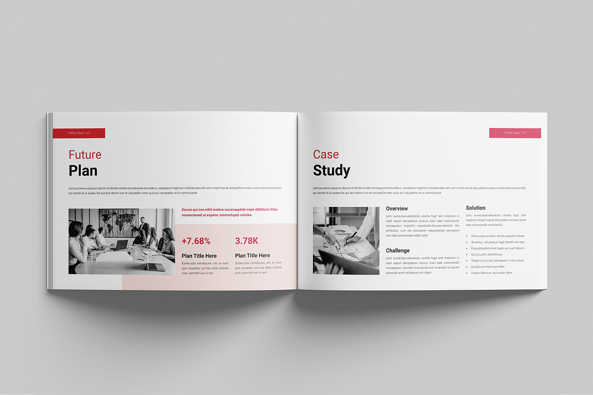 White Paper Template Landscape, a Brochure Template by Cleffon_Graphic_Studio (Photo 7 of 9)