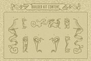 Vintage Banners & Ribbons BuilderKit, an Object Graphic by Thundr Co. (Thumbnail 3 of 5)